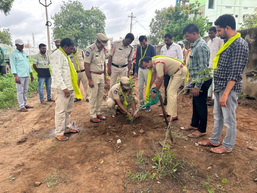 పి జెపి క్యాంపులో వనమహోత్సవ కార్యక్రమం 