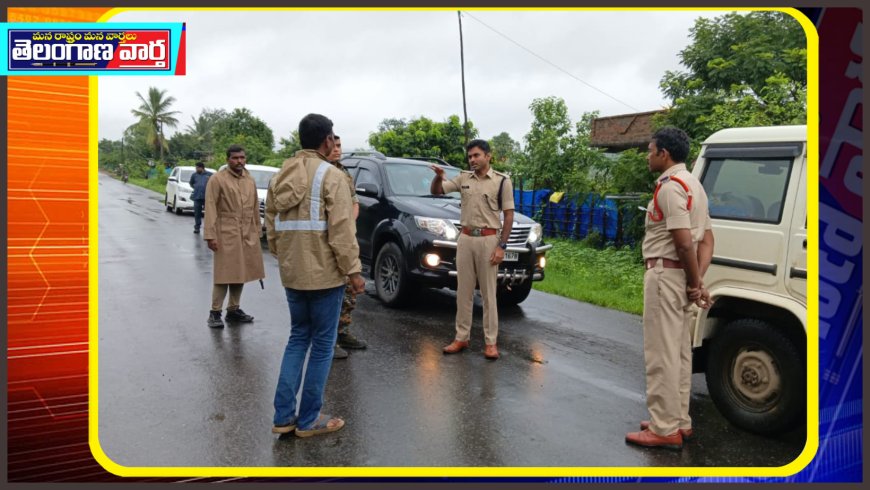 ముంపు ప్రాంతాలను సందర్శించిన ఎస్పీ శబరిస్