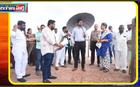 ప్రసాద్ స్కీమ్ భవనము గ్రౌండ్ ఫ్లోర్ లో మిగిలి ఉన్న పనులను వెంటనే పూర్తి చేయాలి కలెక్టర్.