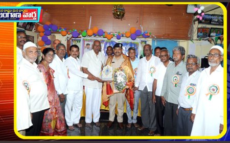 ఇండియన్ పోలీస్ మెడల్ అందుకున్న శ్రీధర్ రెడ్డికి ఘన సన్మానం