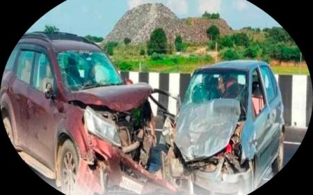 రెండు కార్లు డీ... ఏడుగురికి తీవ్ర గాయాలు...! ముగ్గురిపరిస్థితి విషమం...?