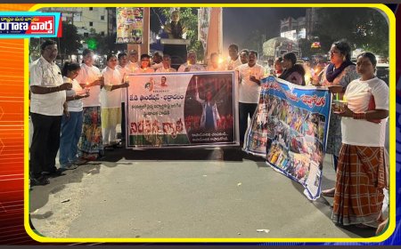 వైద్య విద్యార్థిని మృతికి నిరసనగా జే.డీ ఫౌండేషన్ ఆధ్వర్యంలో