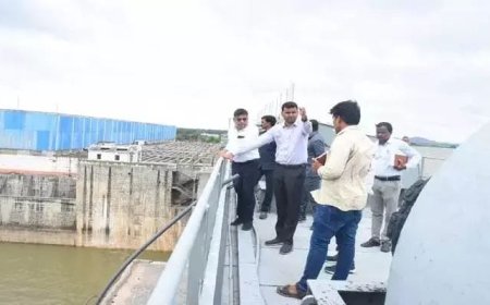 ప్రాజెక్టులను పరిశీలించిన జిల్లా కలెక్టర్