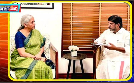 కేంద్ర ఆర్థికమంత్రి నిర్మలమ్మను కలిసిన ఉప ముఖ్యమంత్రి భట్టి విక్రమార్క