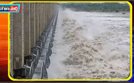 జూరాల వద్ద కృష్ణమ్మ ఉగ్రరూపం