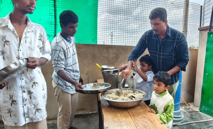 కోదాడ మానసిక వికలాంగుల కేంద్రంలో అన్నదాన కార్యక్రమం