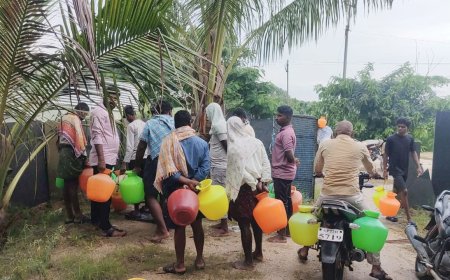 తాటికుంట గ్రామంలో గత వారం రోజులుగా త్రాగునీటి ఇక్కట్లు....
