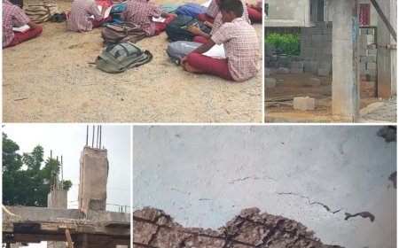 శిథిలా వ్యవస్థ కు చేరుకున్న ప్రభుత్వ పాఠశాల