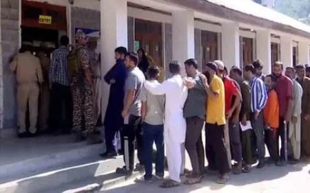 జమ్మూ కశ్మీర్‌లో ప్రశాంతంగా కొనసాగుతున్న పోలింగ్‌.. 11 గంటల వరకూ 26 శాతం ఓటింగ్‌ నమోదు