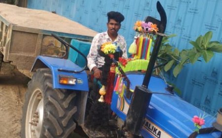 అక్రమ ఇసుకను తరలిస్తున్న రెండు ట్రాక్టర్లు పట్టివేత! ఎస్సై డి నాగరాజు 