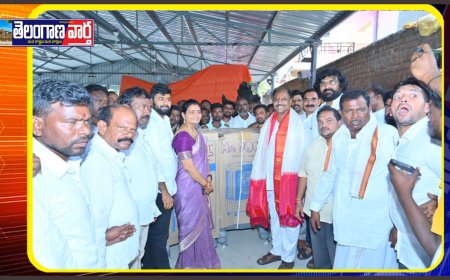 జిల్లా గ్రంధాలయానికి  2 ఎయిర్ కూలర్లు వితరణ