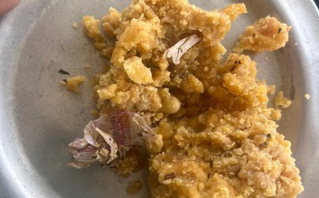 తిరుపతిలో కొనుగోలు చేసిన శ్రీవారి లడ్డులో పొగాకు పొట్లం..