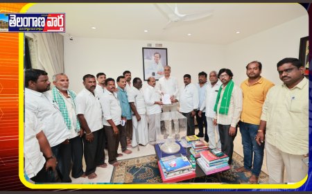 హరీష్ రావును కలిసి తమ గోడు వెళ్లబోసుకున్న RRR బాధితులు, రైతులు