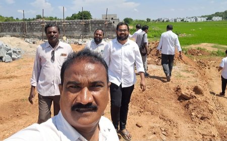 హుజూర్నగర్ క్రైస్తవుల సమాధుల తోటకు డెబ్భై లక్షలతో ప్రహరీ గోడ పనులు వేగవంతం చేసిన