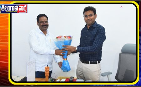 బాధ్యతలు స్వీకరించిన అదనపు కలెక్టర్ (రెవిన్యూ) వి. లక్ష్మినారాయణ 