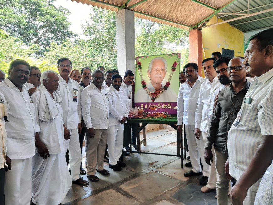 విద్యారంగ సేవకుడు సత్తార్ సార్ 
