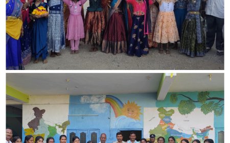 సాయి గాయత్రి విద్యాలయంలో బతుకమ్మ సంబరాలు