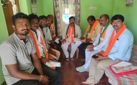 భారతీయ జనతా పార్టీ సభ్యత్వం నమోదు కార్యక్రమం"పాలేరు అసెంబ్లీ అభ్యర్థి నున్న రవికుమార్