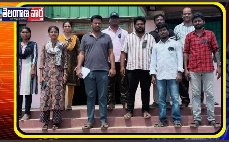 నల్ల  బ్యాడ్జిలు ధరించి విధులకు హాజరైన  వ్యవసాయ శాఖ ఏఈఓ లు