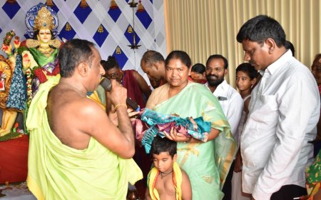 దుర్గమాత ఆలయం లో ప్రత్యేక పూజలు నిర్వహించిన రాష్ట్ర మంత్రి