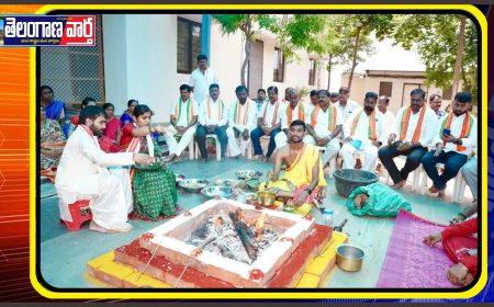 చండీయాగo నిర్వహించిన ఎమ్మెల్యే యశస్విని రెడ్డి దంపతులు