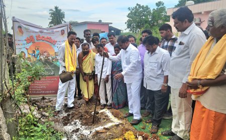 పలు అభివృద్ధి పనులను శంకుస్థాపన చేసిన ఎమ్మెల్యే శ్రీ శ్రీ రామ్ రాజగోపాల్ తాతయ్య గారు