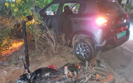 కలెక్టరేట్ దారిలో ఘోర రోడ్డు ప్రమాదం..