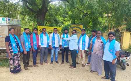 టిఎంఆర్పిఎస్ మండల నూతన అధ్యక్షుడు కొండ రవి