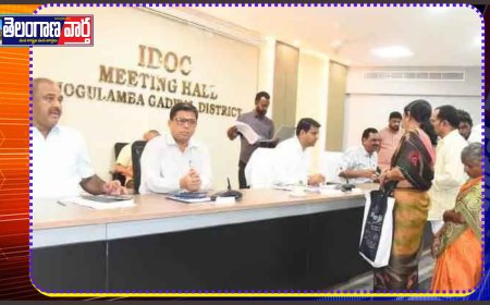 ప్రజావాణి ఫిర్యాదులను సత్వరమే పరిష్కరించాలి:కలెక్టర్ బీఎం సంతోష్