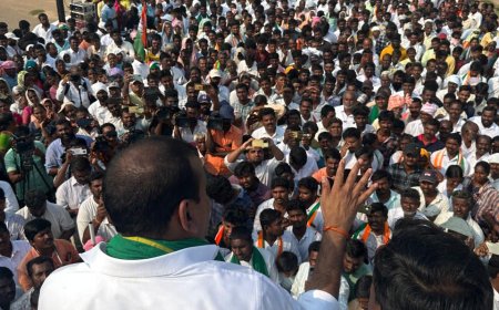 మనాయకుంట మూసివాగు పునర్జీవం సభకు పోటెత్తిన జనం