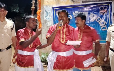 డ్రగ్స్, సైబర్ నేరాలపై అవగాహన"" మేళ్లచెరువు పిఎస్ పరిధి