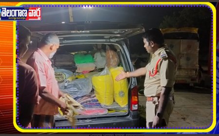 గుడి- బడి  ప్రాంతాలలో తనిఖీలు నిర్వహించిన ఎస్సై విజయ్ కుమార్