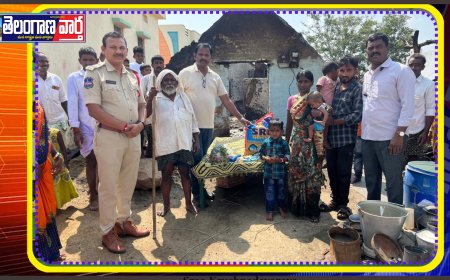 ఉదారతను చాటుకున K.T దొడ్డి ఎస్సై బిజ్జ శ్రీనివాసులు