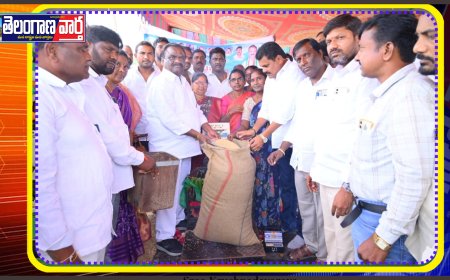 ఐకెపి సెంటర్ ను ప్రారంభించిన ఎమ్మెల్యే మందుల సామేల్