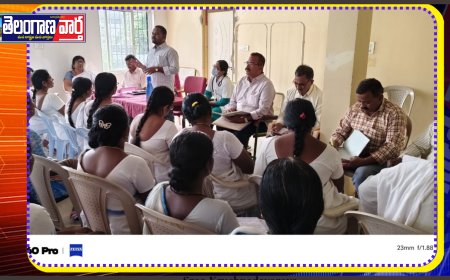 అన్ని హెల్త్ ప్రోగ్రాంలను ముందుకు తీసుకెళ్లే బాధ్యత హెల్త్ సిబ్బందిదే:- ప్రోగ్రాం ఆఫీసర్ డాక్టర్ జి రాజు