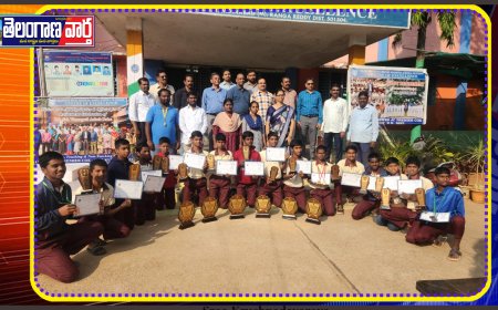 క్రీడా పోటీలలో చిలుకూరు గురుకులాల  విద్యార్థుల ప్రతిభ
