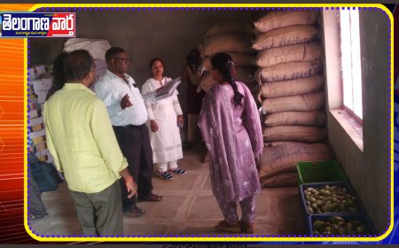 వసతి గృహాన్ని ఆకస్మికంగా తనిఖీ
