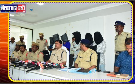 బైకుల దొంగతనం కేసును చేదించిన గద్వాల్  పోలీసులు, ఆరుగురు నిందితుల అరెస్టు