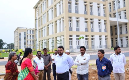 మెడికల్ కళాశాల నూతన భవన తుదిదశ నిర్మాణ పనులను త్వరగా పూర్తి చేయాలి