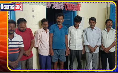 పేకాట ఆడుతున్న వ్యక్తులను అదుపులో తీసుకున్న ఎస్ఐ నాగరాజు