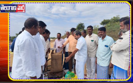 వడ్ల కొనుగోలు కేంద్రాన్ని ప్రారంభించిన పి ఏ సి ఎస్ పుటాన్ దొడ్డి సంగం అధ్యక్షులు రంగారెడ్డి.