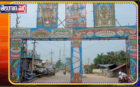 జాతర సమీపిస్తున్న రోడ్ల పరిశుభ్రత ఏది   వెలగని ఎల్ఈడి బల్బులు