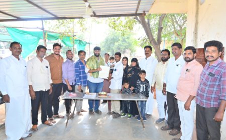 జన్మదిన వేడుకలు హాజరైన ఎమ్మెల్యే తనయుడు