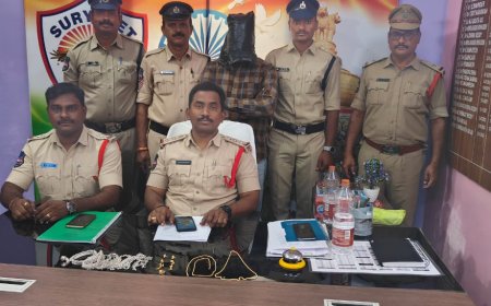 అంతర్రాష్ట్ర దొంగ అరెస్టు  చోరీ సొమ్ము స్వాధీనం