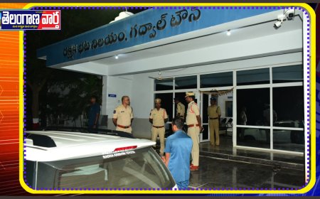 అర్థరాత్రి పోలీస్  సిబ్బంది విధులను ఆకస్మిక తనిఖీ చేసిన జిల్లా ఎస్పీ టి శ్రీనివాస రావు