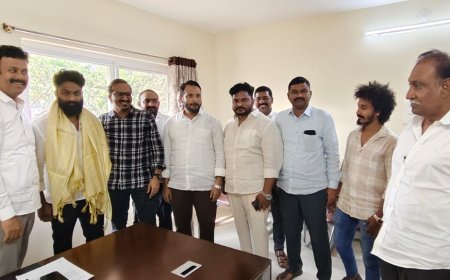 జిల్లా యూత్ కాంగ్రెస్ జనరల్ సెక్రెటరీ గెలుపొందిన