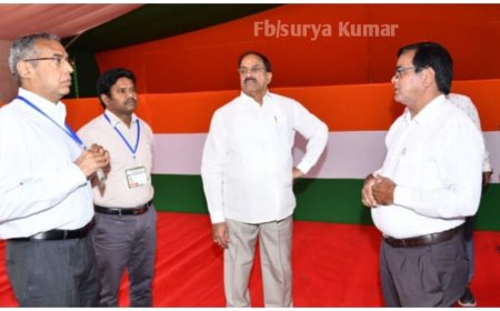 వజ్రోత్సవం ఏర్పాట్లు పర్యవేక్షణ మంత్రి తుమ్మల