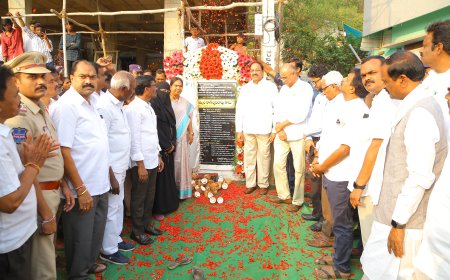 ఖమ్మం నగరంలోని 57వ డివిజన్ 85 లక్షలతో చేపట్టిన సిసి రోడ్లు శంకుస్థాపన మంత్రి తుమ్మల