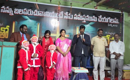బేతెస్థ చర్చ్ ఖాసీంపేట లో ఘనంగా క్రిస్మస్