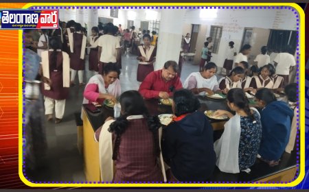 గురుకుల పాఠశాలను సందర్శించిన ఎంపీడీవో శంకరయ్య